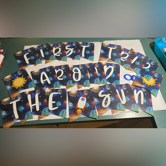 First trip around the Sun birthday set - Picture 2 of 3